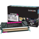LEXMARK X748 TONER MAGENTA RETOURPROGRAMMA #X748H1MG, capaciteit: 10000