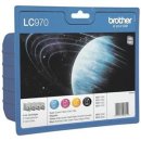 BROTHER LC970 INKT (4) CYMB VALUEPACK #LC970VALBPDR...