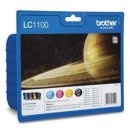 BROTHER LC1100 INKT (4) CMYB VALUEPACK #LC1100VALBPDR...