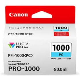 Canon Pfi-1000Pc Inkt Photo- Canon Pfi-1000Pc Inkt PhotoCyan Pro-1000 0550C001,