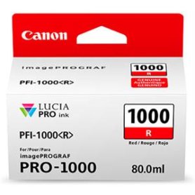 Canon Pfi-1000R Inkt Rot Pro-1000 0554C001, capaciteit: 80ML