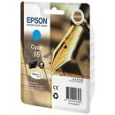 Epson 16 Pen + Crossword Cy Singlepack 3.1Ml Cyan, capaciteit: 3,1ML