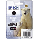 Epson 26 Polar Bear Bk Singlepack 6.2Ml Black, capaciteit: 6,2ML