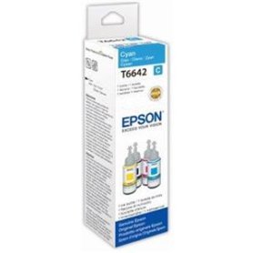 Epson 664 Ecotank Cyan Ink Bottle T664240, capaciteit: 70ML