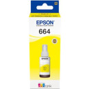 Epson 664 Ecotank Yellow Ink Bottle T664440, capaciteit: 70ML