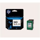 HP 343 Tri-color Original Ink Cartridge, capaciteit: 260