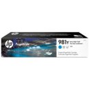 HP 981Y Extra High Yield Cyan Original PageWide...