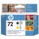 HP 72 Matte Black and Yellow DesignJet Printhead