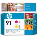 HP 91 Magenta and Yellow DesignJet Printhead