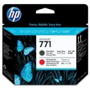 HP 771 Matte Black / Chromatic Red DesignJet Printhead