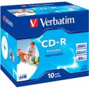 CD-R 80/700 52X JC(10) IW VERBATIM PRINTABLE 43325,...
