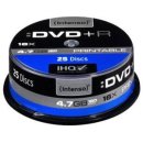 DVD+R 4,7GB 16x SP (25) Print INTENSO 4811154, Kapazität: 4,7GB