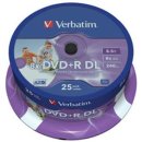 DVD+R DL 8,5GB 8x IW(25) Verbatim DVD DL Cake,...
