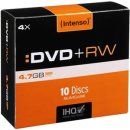 DVD+RW 4,7GB 4x SC (10) INTENSO 4211632, Kapazität: 4,7GB