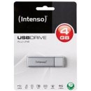 USB Drive 2.0 Alu 4GB silber INTENSO USB STICK 3521452,...