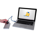 R256 External HDD RFID security 2TB hard drive USB 3.0 Encrypted with hardware e
