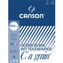 Canson tekenblok C à grain 224 g/m², ft 27 x 36 cm
