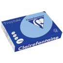 Clairefontaine Trophée Pastel, gekleurd papier, A4, 160 g, 250 vel, helblauw