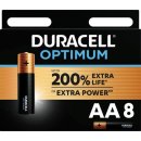 Duracell batterij Optimum AA, blister van 8 stuks