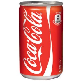 Coca-Cola frisdrank, mini blik van 15 cl, pak van 24 stuks