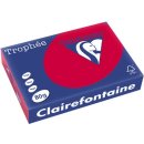 Clairefontaine Trophée Intens, gekleurd papier, A4, 80 g, 500 vel, kersenrood