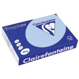 Clairefontaine Trophée gekleurd papier, A4, 80 g, 500 vel, blauw