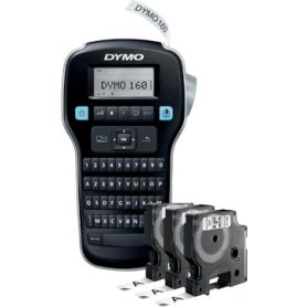 Dymo LabelManager 160 Value Pack: 3 x D1 tape, zwart op wit, 12 mm + 1 x LabelManager 160P, qwerty