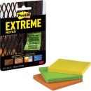 Post-it® Extreme Notes, ft 76 x 76 mm, 3 blokken van 45 blaadjes, geassorteerde kleuren