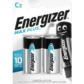 Energizer batterijen Max Plus C, blister van 2 stuks