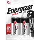 Energizer batterijen Max C, blister van 2 stuks