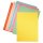 Esselte dossiermap geel, papier van 80 g/m&sup2;, pak van 250 stuks