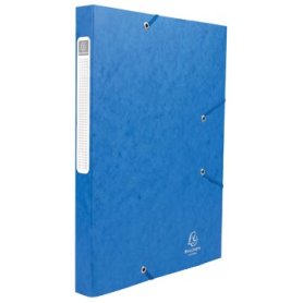 Exacompta Elastobox Cartobox rug van 2,5 cm, blauw, 5/10e kwaliteit