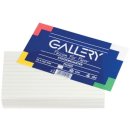 Gallery witte systeemkaarten, ft 7,5 x 12,5 cm, gelijnd,...