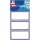 Agipa schooletiketten ft 75 x 34 mm (b x h), 24 etiketten per etui, blauwe rand