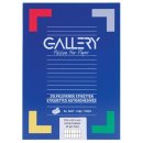 Gallery witte etiketten ft 105 x 42,3 mm (b x h), rechte hoeken, doos van 1.400 etiketten