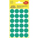 Avery Ronde etiketten diameter 18 mm, groen, 96 stuks