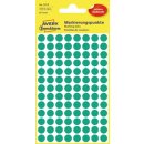 Avery Ronde etiketten diameter 8 mm, groen, 416 stuks