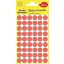 Avery Ronde etiketten diameter 12 mm, rood, 270 stuks