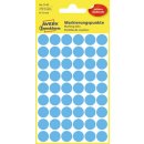 Avery Ronde etiketten diameter 12 mm, blauw, 270 stuks