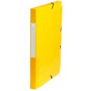 Pergamy elastobox, rug van 2,5 cm, geel