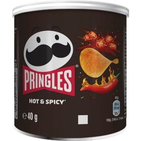 Pringles chips, 40g, hot & spicy