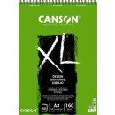 Canson tekenblok XL 160g/m&² ft A3, 50 vel