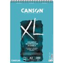 Canson schetsblok XL aquarelle 300g/m² ft A3, 30 vel
