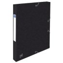 Elba elastobox Oxford Top File+ rug van 2,5 cm, zwart