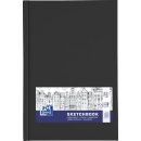 Oxford "Sketchbook" dummyboek, 96 vel, 100 g/m², ft A6, zwart