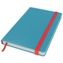 Leitz Cosy notitieboek met harde kaft, voor ft A5, geruit, blauw