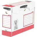 Bankers Box basic archiefdoos heavy duty, ft 9,5 x 24,5 x 33 cm, rood, pak van 20 stuks