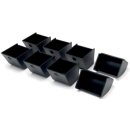 Safescan muntbakjes voor kassalades serie 4617, zwart, set van 8 stuks