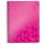 Leitz WOW schrift ft A4, gelijnd, roze