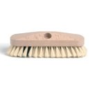 Schuurborstel met tampico haren, uit ongelakt hout, 23 cm